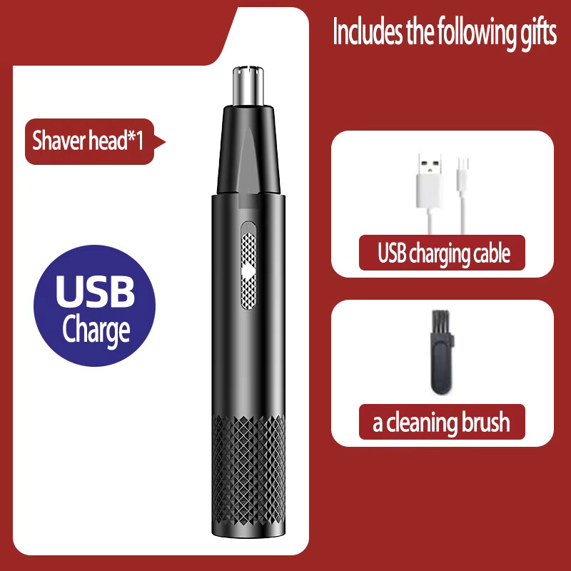 Nose Hair Trimmer USB Charging High Quality Portable Mens Mini Nose Hair Trimmer