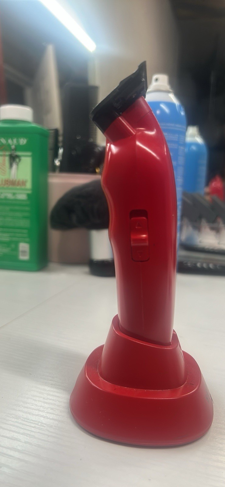 Supreme Vader Red Cordless T-Blade Trimmer USB Rechargeable for Face & Body