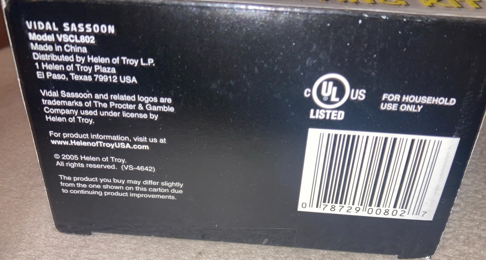 NEW -Vidal Sassoon Model VSCL802 Hair Clippers Haircut Kit -10 Piece (NEW IN BOX