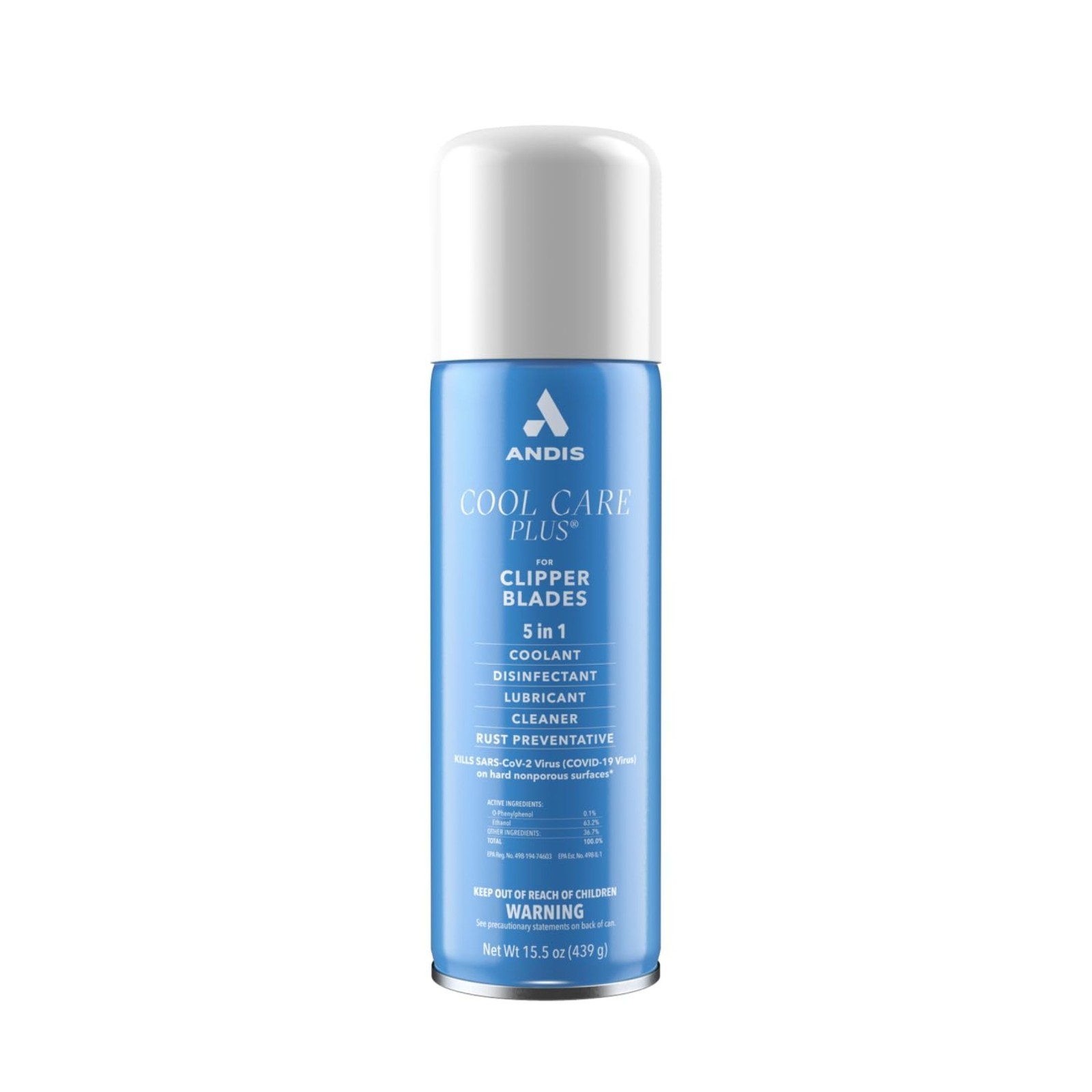 Andis Cool Care Plus 15.5 Oz Spray for Clipper Blades