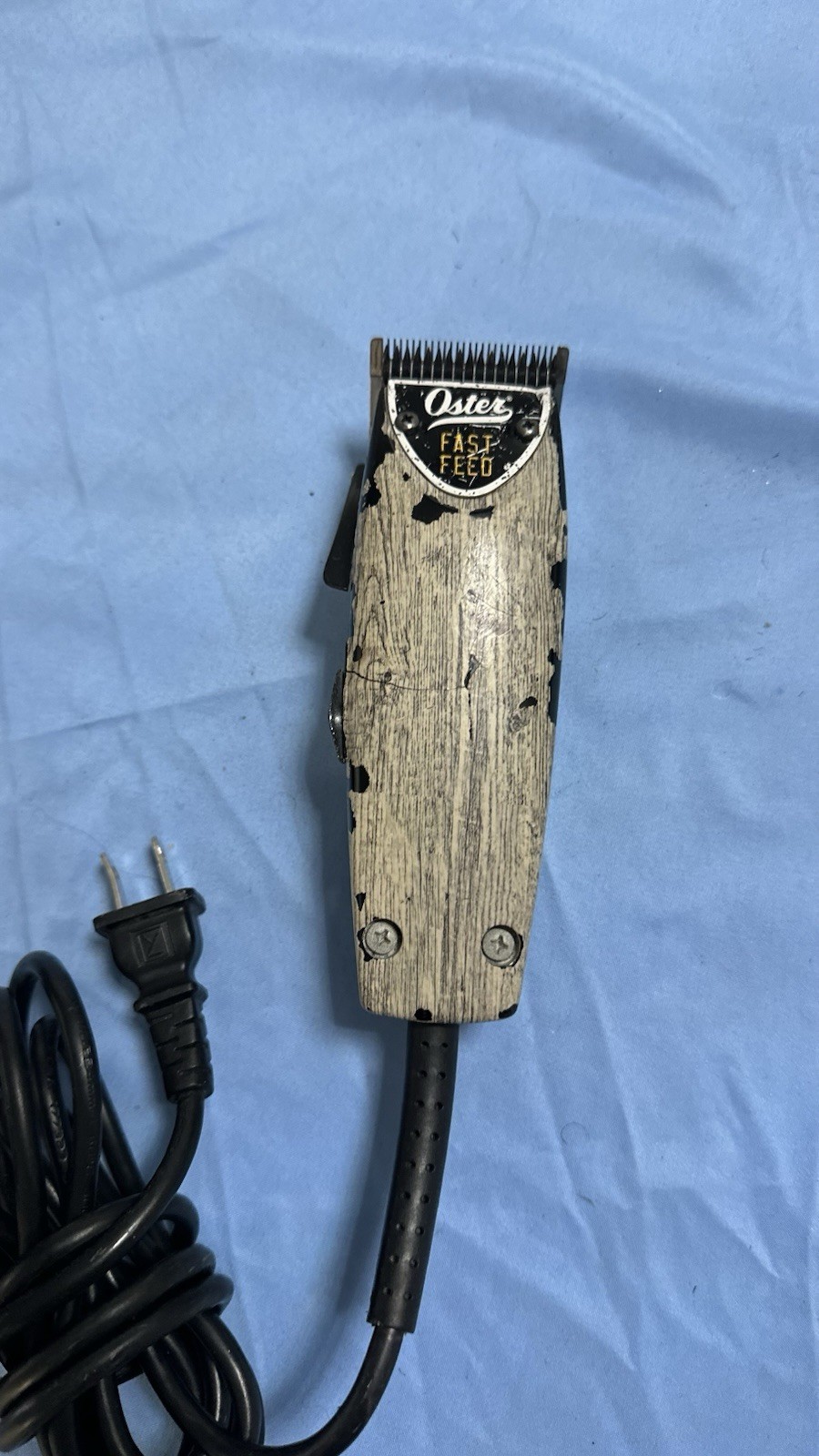 Oster Fast Feed Corded Electric Hair Clipper Lot of 2 Beige/Black