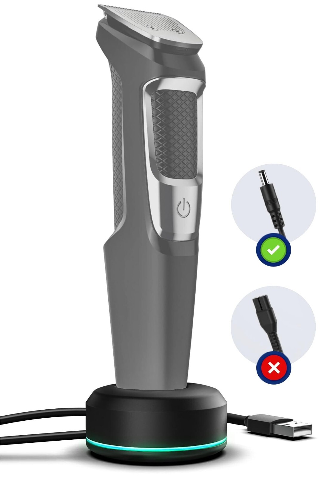 Steliron Charging Dock for Philips Norelco Multi Groomer All-In-One Trimmer (MG3