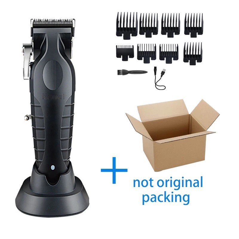 Cordless Hair Trimmer Kit Rechargeable Professional Barber Beard Clipper USB