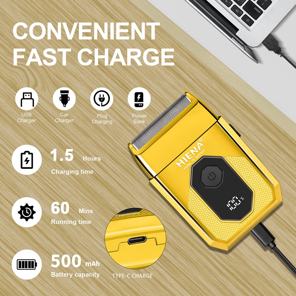 Professional Hair Clippers Trimmer Cutting Beard Cordless Barber Shaving Machine