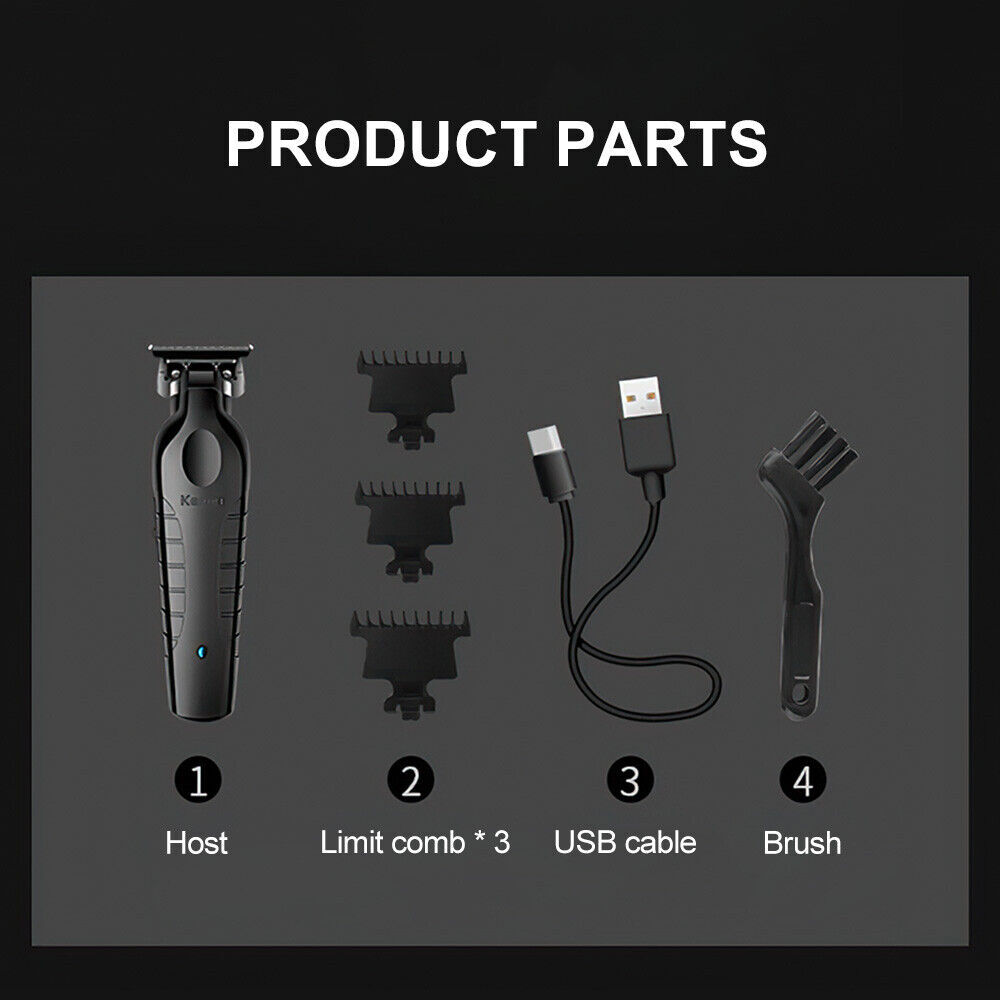 Kemei-2299 Cordless Electric Hair Trimmer Clipper Professional Cutting Machine