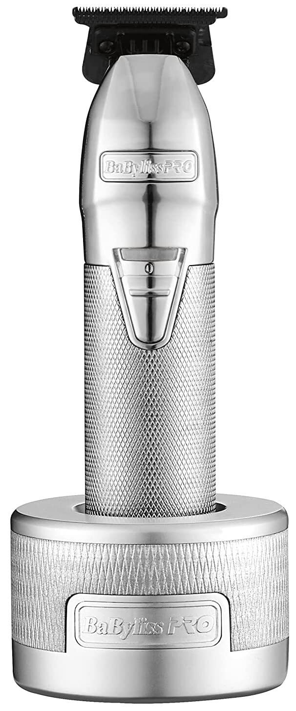 BabylissPRO SILVERFX Outlining Trimmer FX787S + Trimmer Charging Base