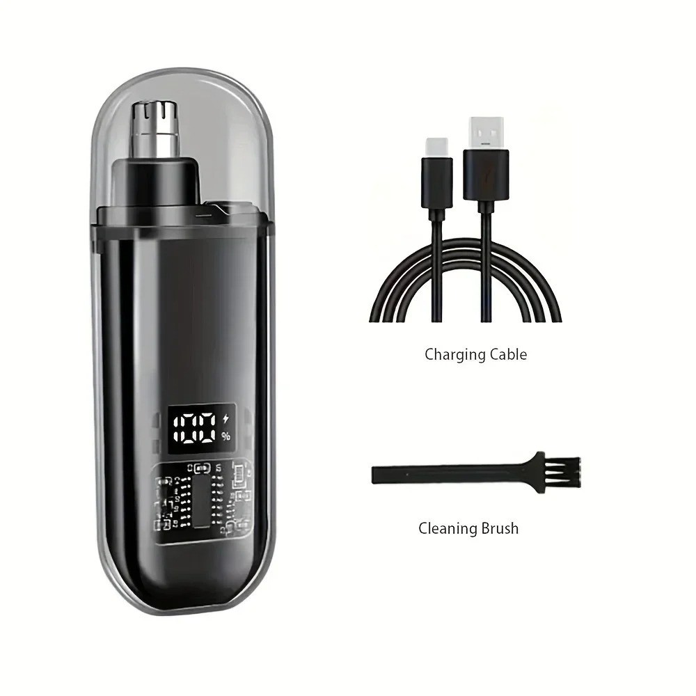 Nose Ear Hair Trimmer for Men and women – USB C Rechargeable Portable