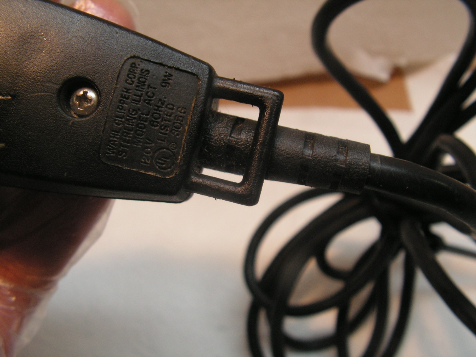 Wahl AC Trimmer Professional Clippers Model ACT Black TESTED & WORKS Gold Cutter
