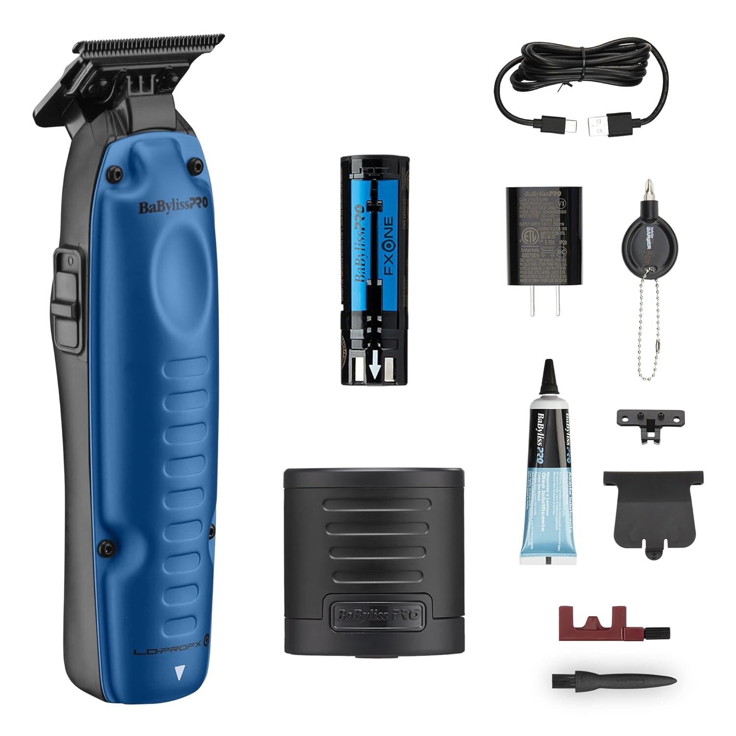 BaByliss PRO FXONE LO-PRO FX ONE BLUE Professional Clipper Trimmer Shaver Set