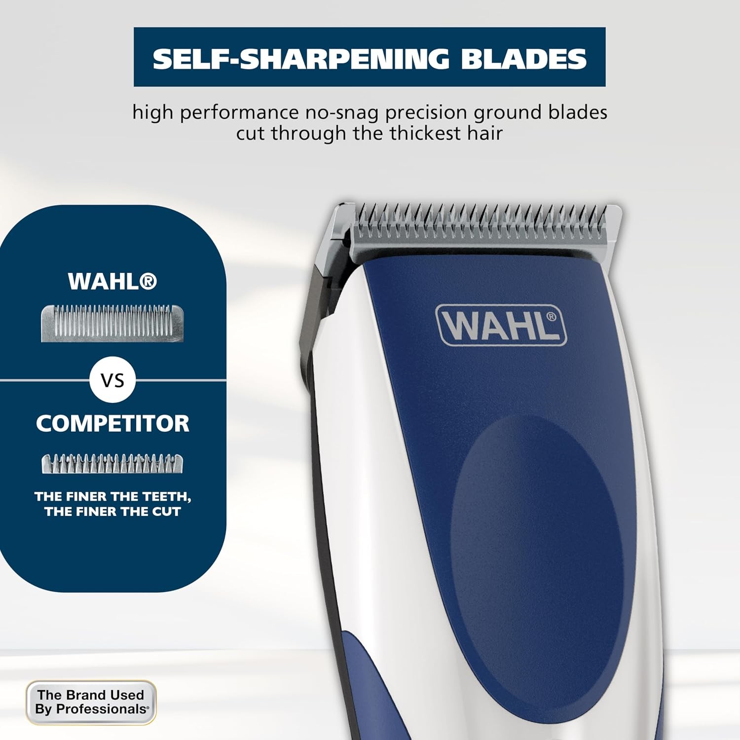 Wahl Color Pro Cordless Hair Clipper Trimmer Color Coded Guide Combs 9649P