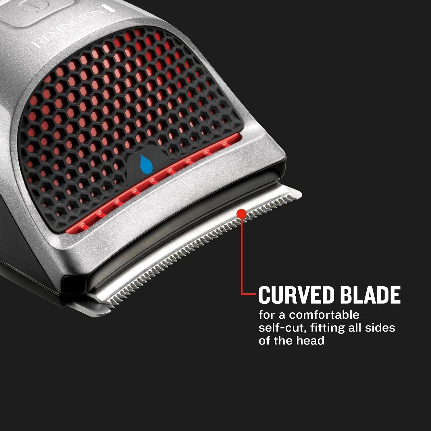 Remington HC4250 Shortcut Pro Self Haircut Kit Lithium Cordless Clipper 9 Combs