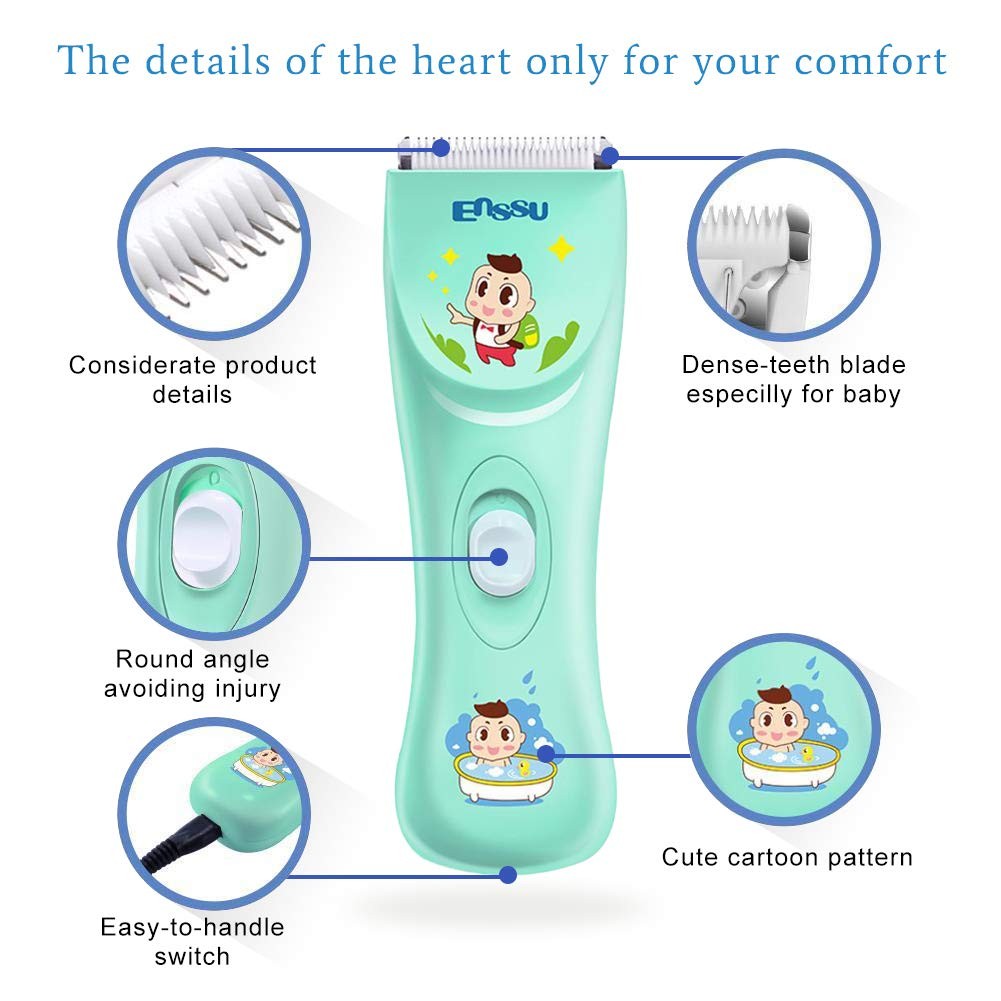 Baby Hair Clippers, Lower Noise Haircut Trimmers for Children with Auti