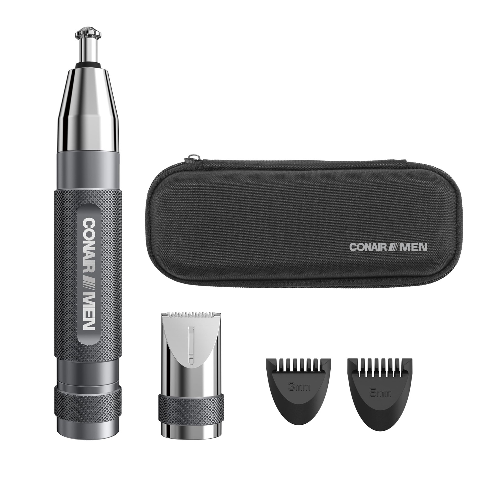 Conair Men 1 Count (Pack of 1), Men’s: Multi Attachment Heads + Storage Case
