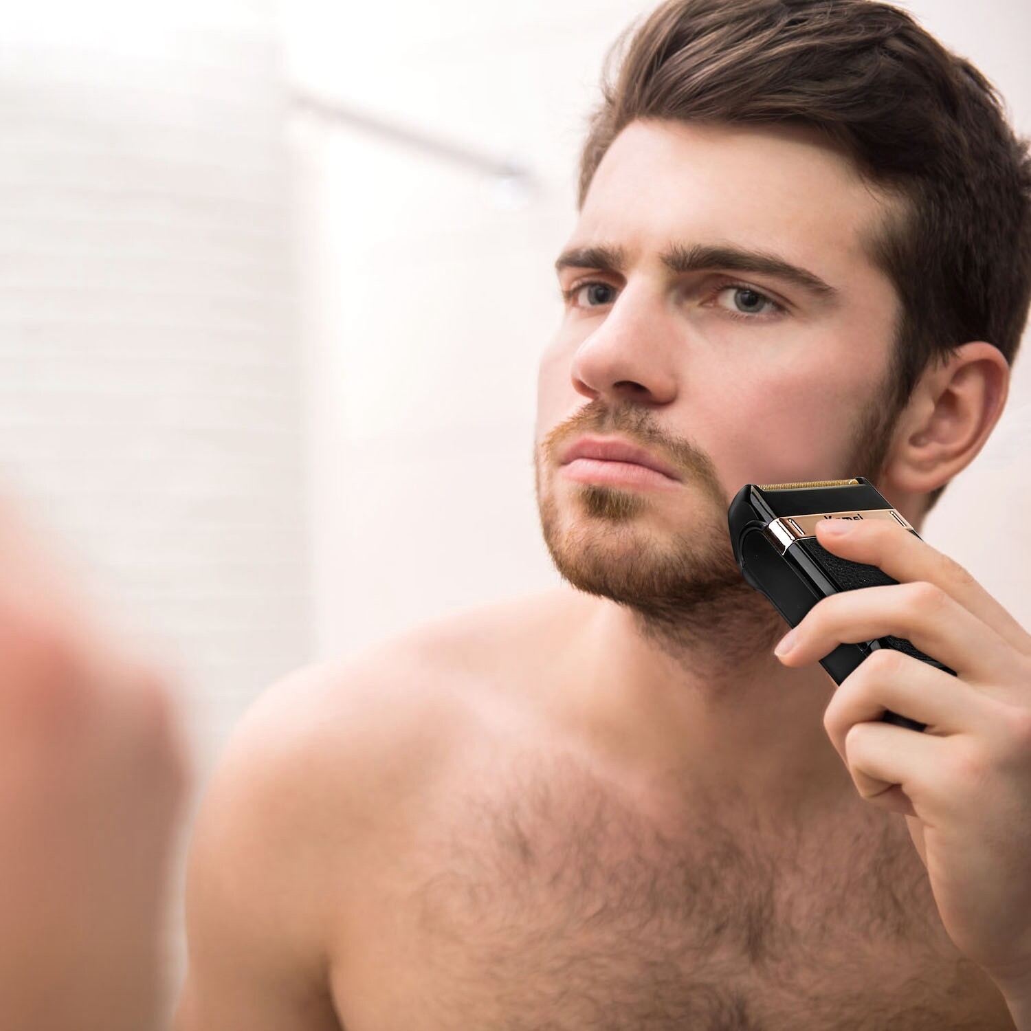Men’s USB Electric Shaver Trimmer Razor Rechargeable Hair Beard Shaving Machine