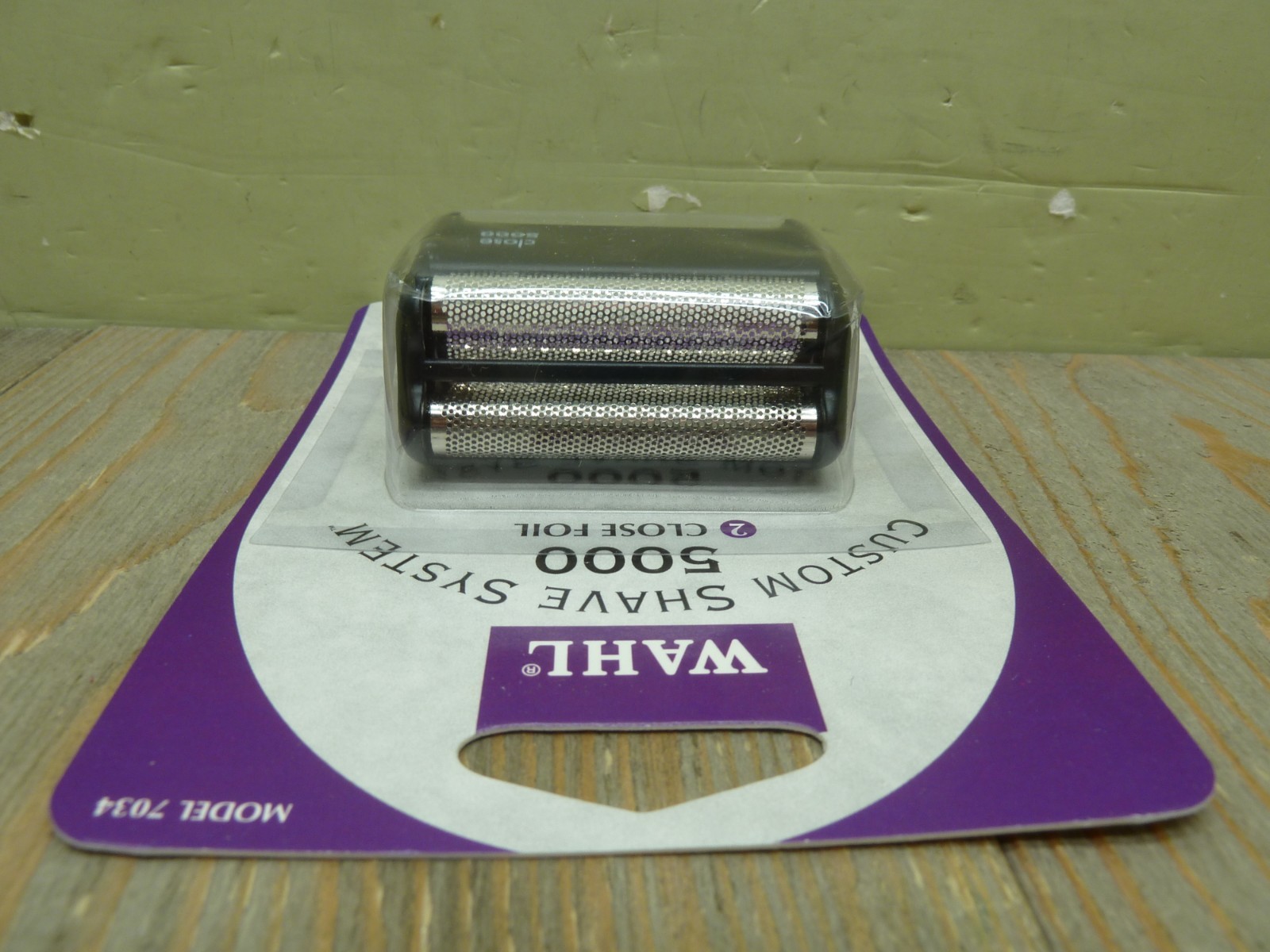 Whal Custom Shave System 5000 2 Close Flex Foil Replacement Head 7034 NOS