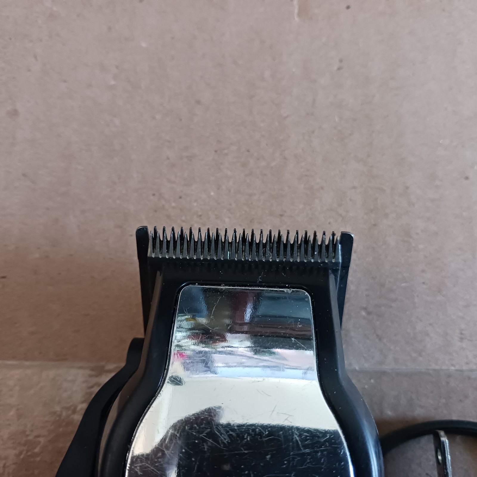 Wahl Corded Hair Clipper Set, Black Electric w/ Zipper Case & Instructions