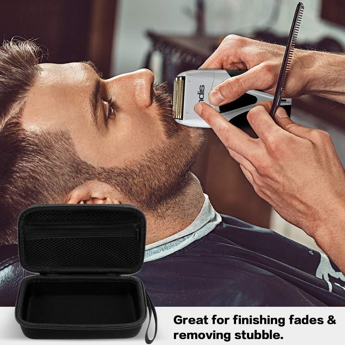Premium Andis Profoil Shaver Box with Hand Strap – Gift-Worthy Shaving Companion
