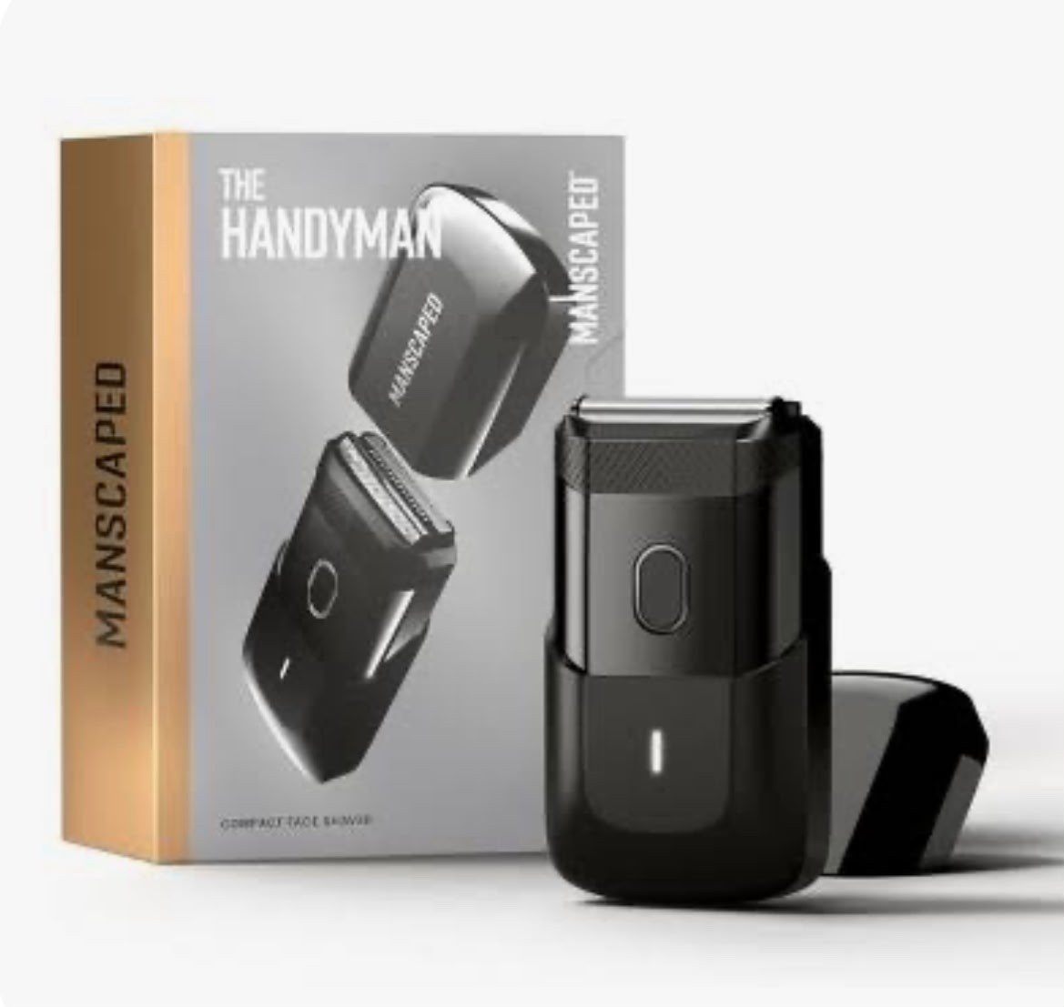 MANSCAPED The Handyman Compact Electric Foil Face Shaver Men’s Travel Razor