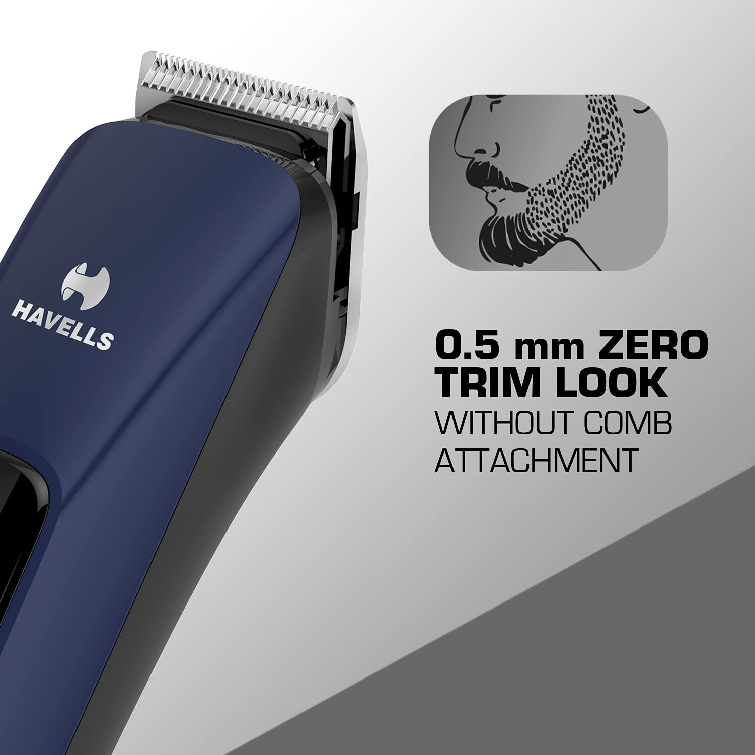 Havells Multipurpose Trimmer for Mens,Stainless Steel,Rechargeable,‎‎ ‎‎Bt5112C,