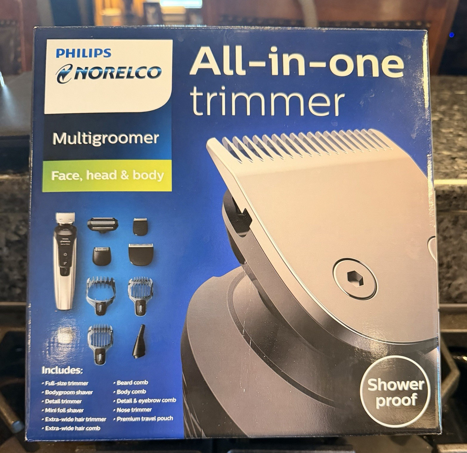 Philips Norelco Series 7000 Trimmer 10+ Tools Shower-Proof Turbo Li-Ion