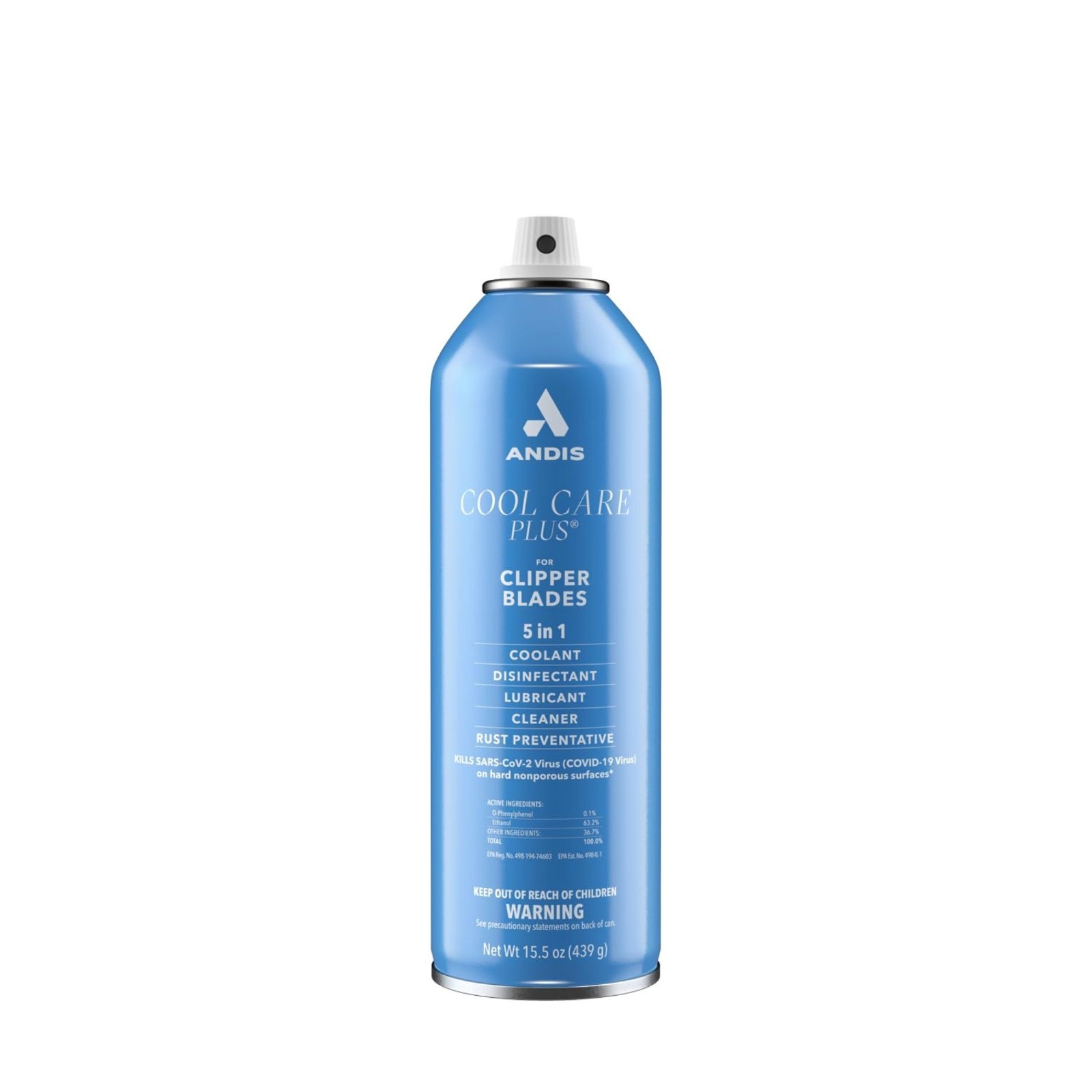 Andis Cool Care Plus 15.5 Oz Spray for Clipper Blades