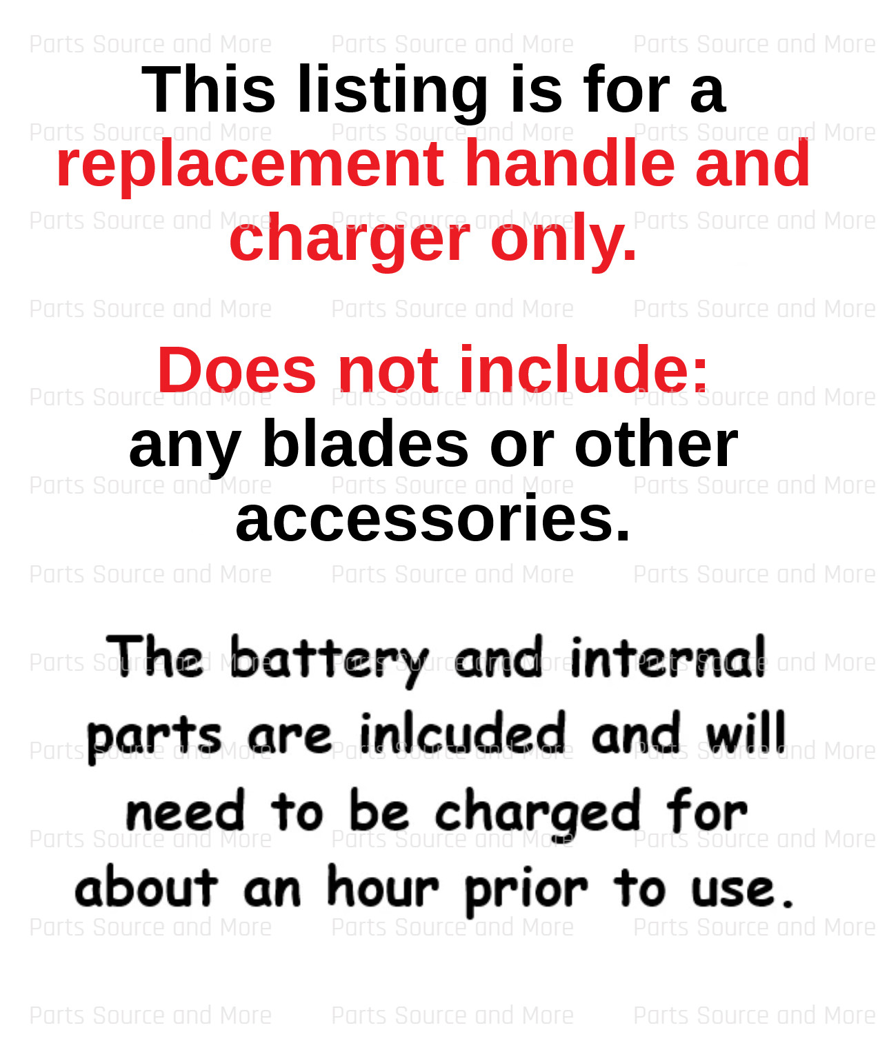 Replacement Handle and Charger – Philips Norelco Multigroom Trimmer 9000 MG9525