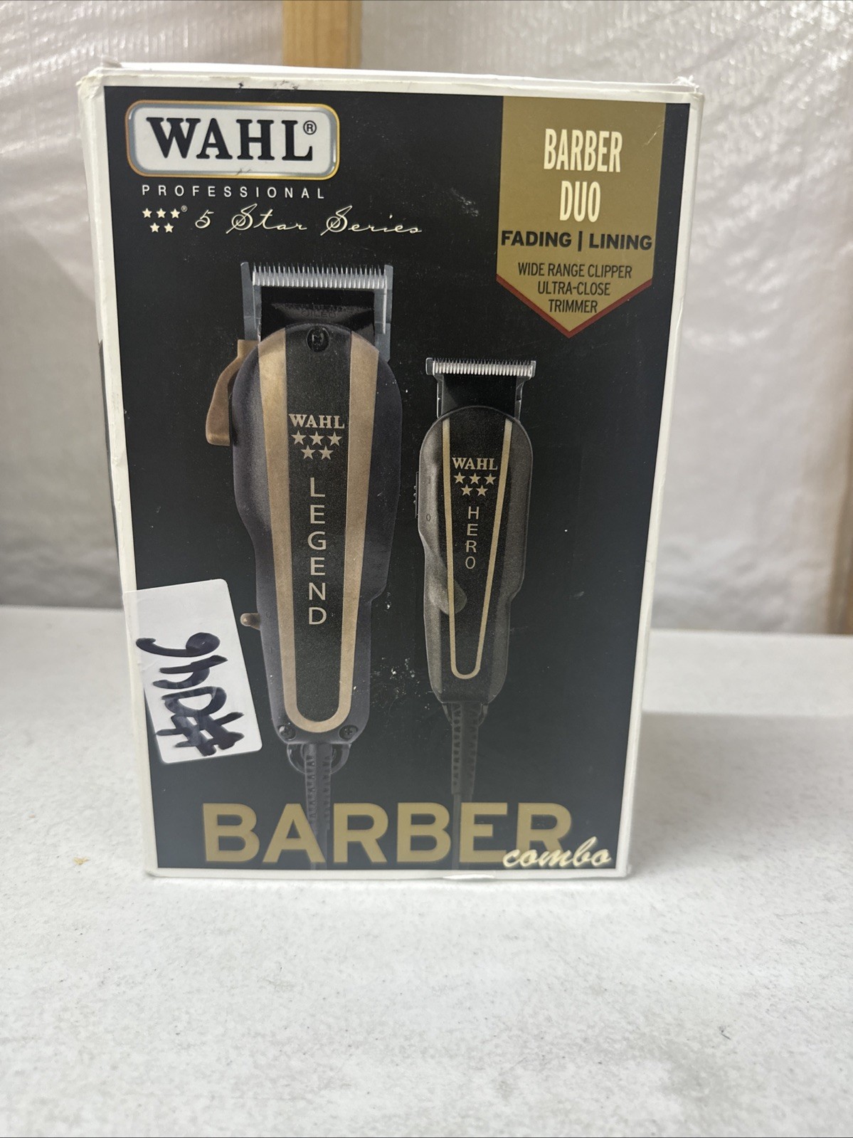 Wahl 8180 5-Star Barber Combo Legend Clipper and Hero Trimmer – Black/Gold
