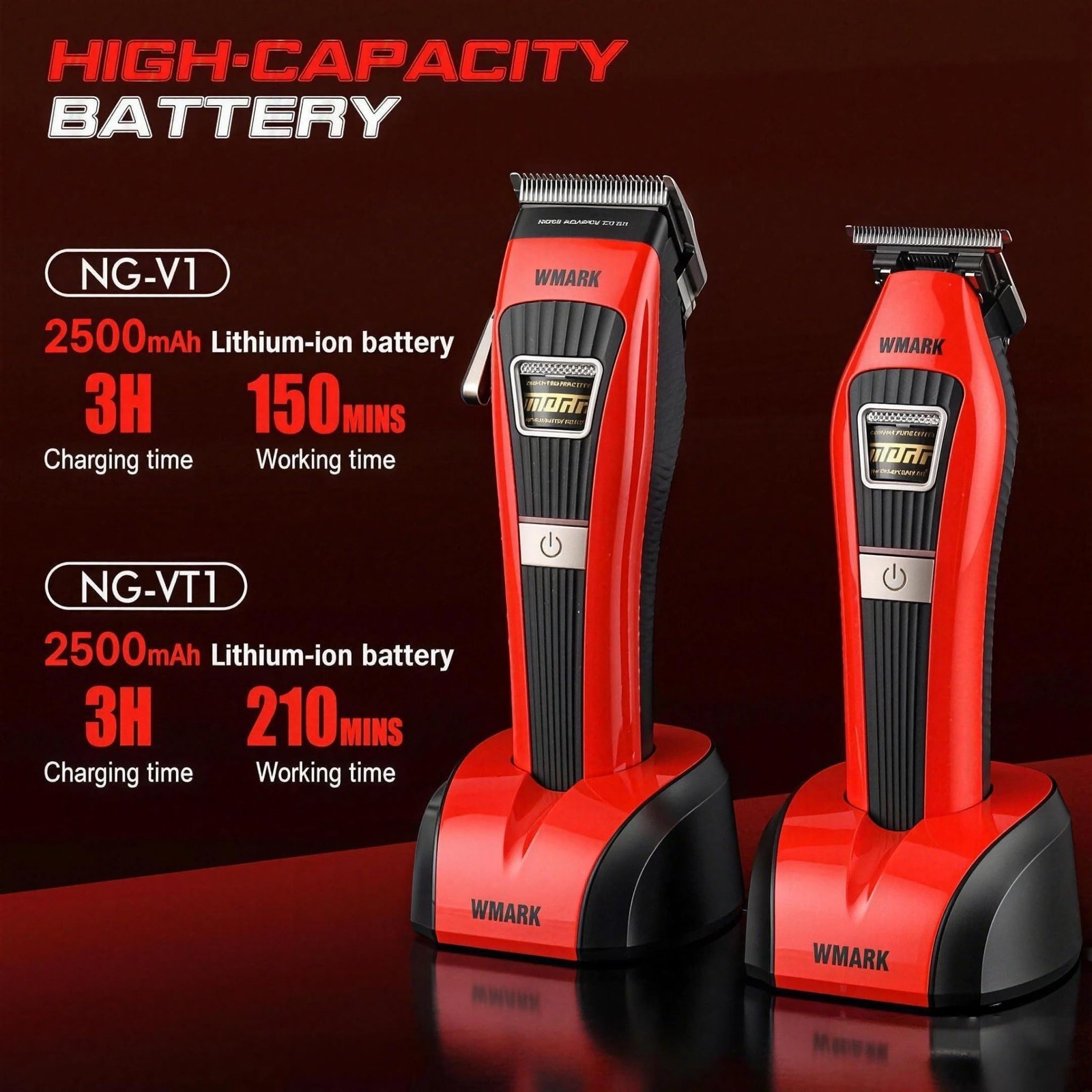Hair Trimmer for Men Beard Trimmers for Barbers Electric Trimmer Cordless Hai…