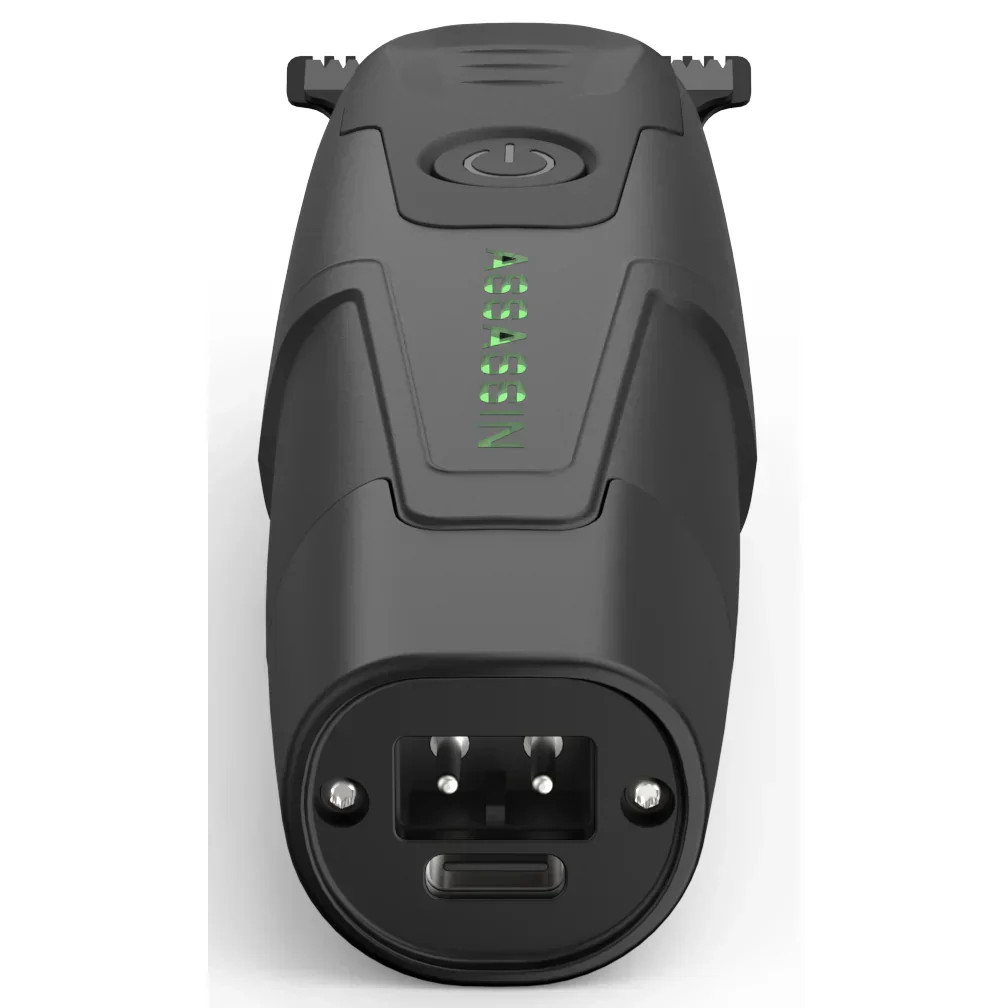 Monster Assassin Trimmer – DLC Zero-Gap T-Blade, Cordless Precision Barber Tool
