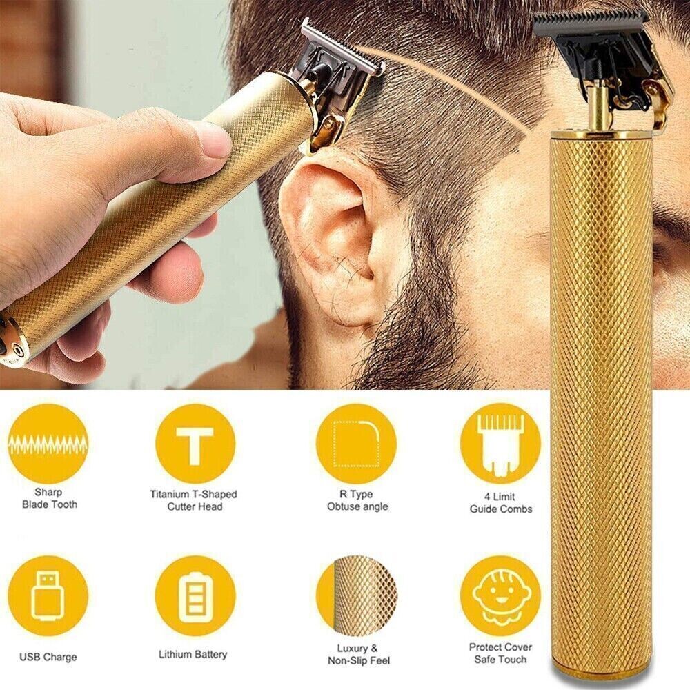 Professional Trimmer Hair Clippers Cutting Beard Cordless Barber Shaving Machine