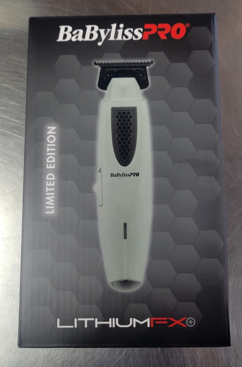 BaByliss PRO LithiumFX+ Cord/Cordless Ergonomic Clipper & Trimmer Combo Set Gray
