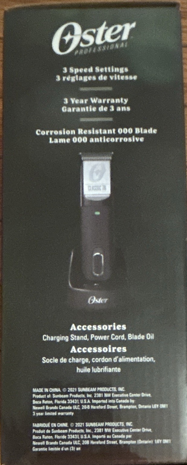 Oster® Professional™ Cordless Classic 76® Clipper, Exclusive Series