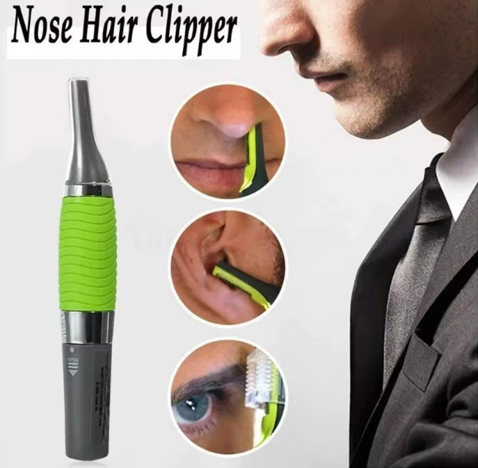 Hot Men Nose Ear Face Neck Eyebrow Hair Mustache Beard Trimmer Shaver Clipper