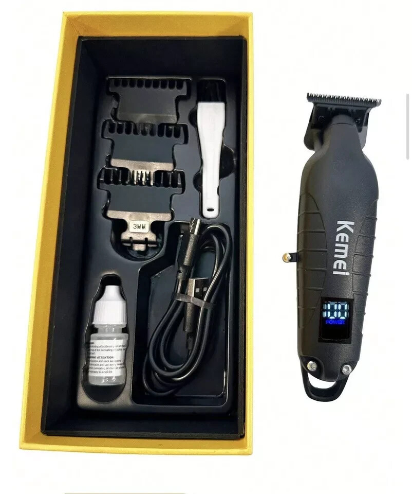 KEMEI 2293 Professional Hair/Beard Trimmer for Men Zero Gapped Hair Clippers for