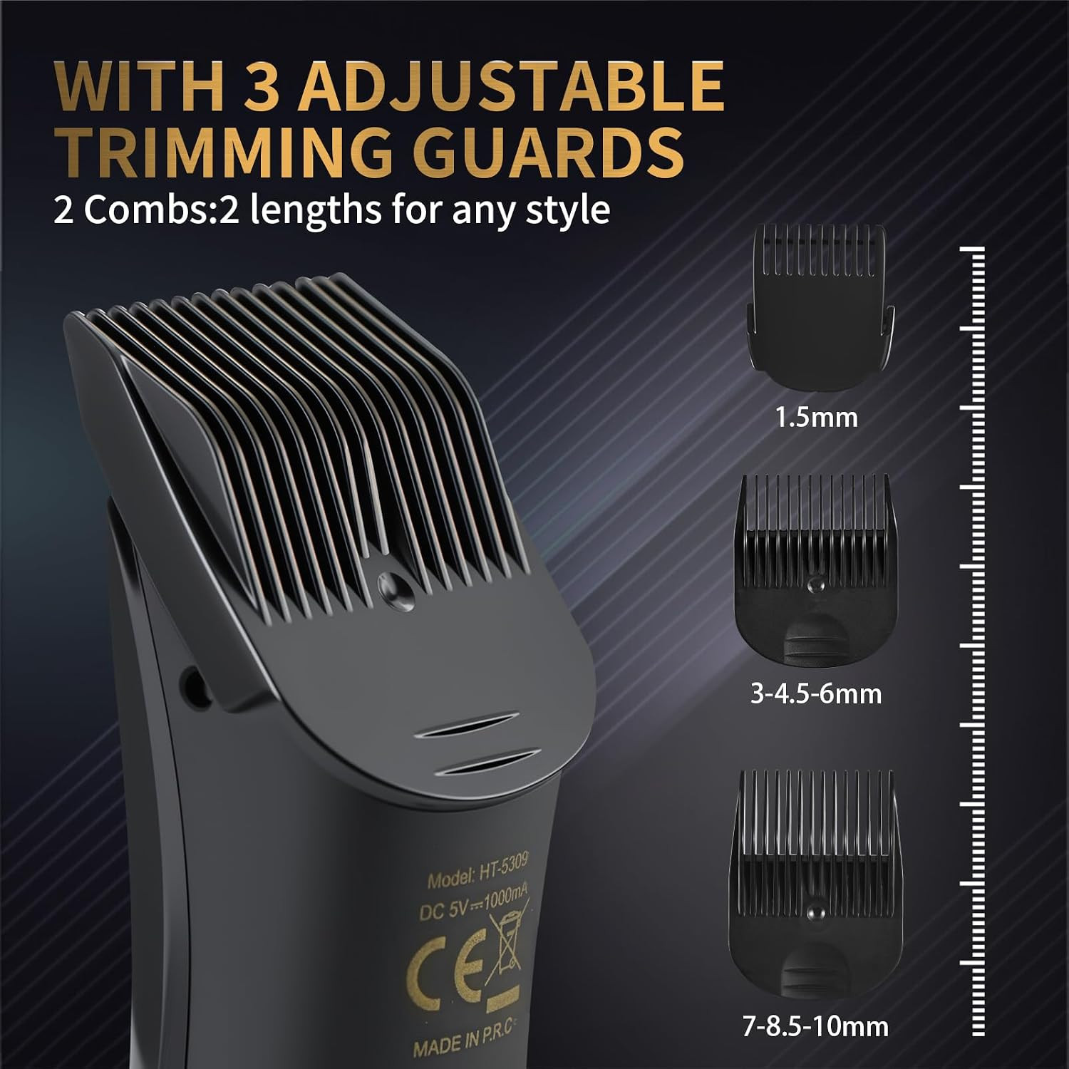 Manscape Body Hair Trimmer, Rechargeable Pubic Hair Trimmer for Men | Ceramic Bl