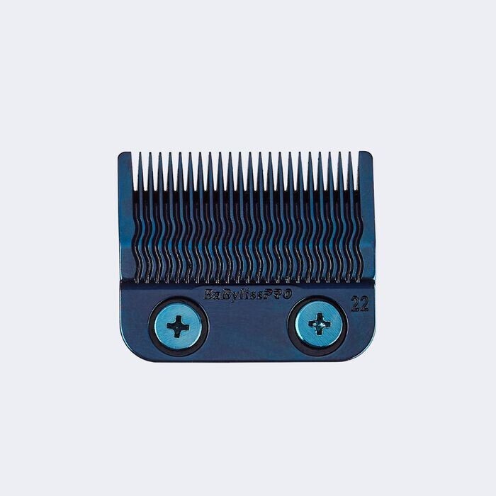 BaBylissPRO Blue Titanium Metal-Injection Molded Precision Fade Blade | FX8022BL