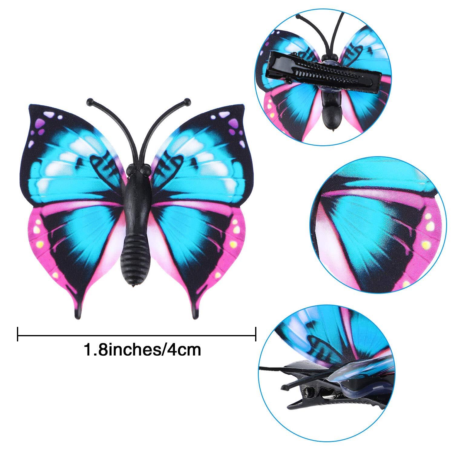Boao 36 Pieces Butterfly Hair Clips Baby Girl Toddler Assorted, Multicolored