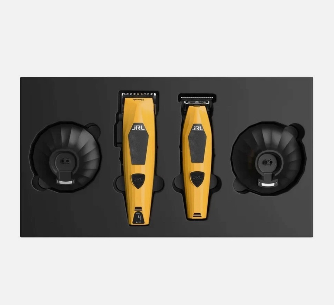 JRL Diamante Yellow Clipper + Trimmer Set w/ Charging Stand (Yellow) – BRAND NEW