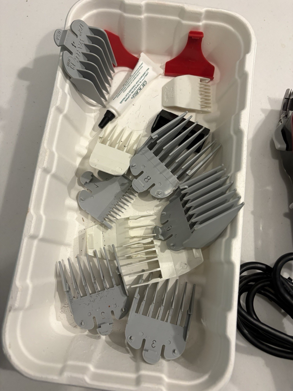 Lot 2 WAHL Electric Clippers Trimmers (Models: Designor & Bullet ) & Accessories