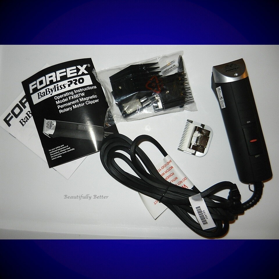 READ* – BABYLISS FORFEX 687 PROFESSIONAL DETACHABLE BLADE CERAMIC BARBER CLIPPER