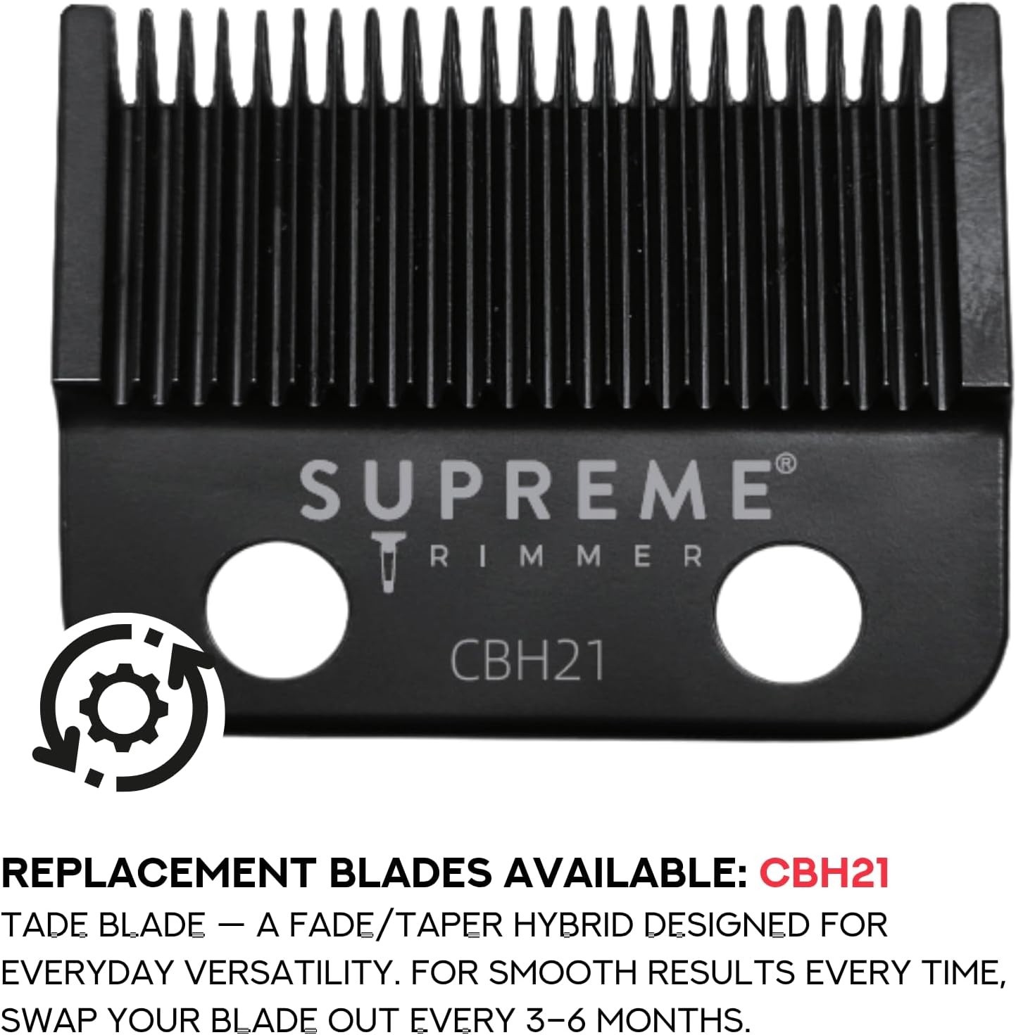 Supreme Trimmer Darkstar82 STC82 Metal Body Professional Hair Clipper | Black