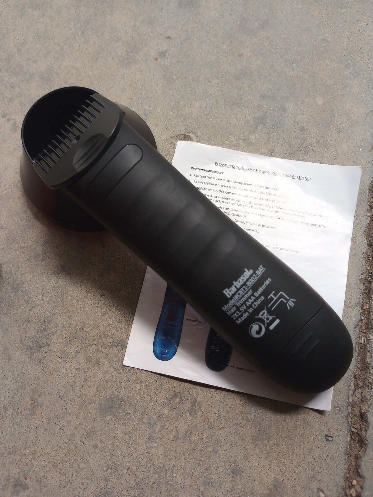 Barbasol Full Body Hair Trimmer Wet/Dry