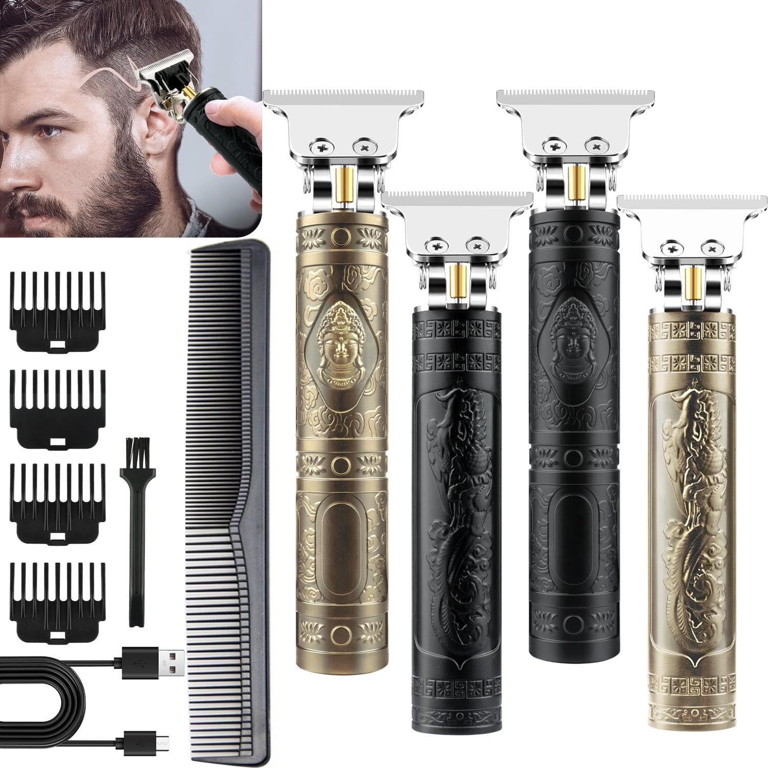 Electric Barber Shaving Machine- Cordless USB Hair Trimmer With Precision Blades