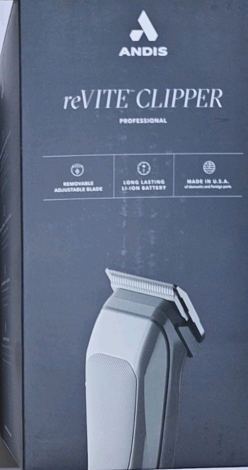 ANDIS REVITE CLIPPER W/ TAPER BLADE – GREY