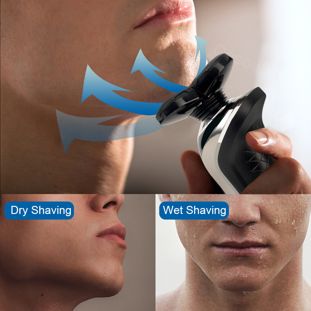 Men’s Electric Razor Cordless Shaver Beard Trimmer Shaving Machine Rechargeable