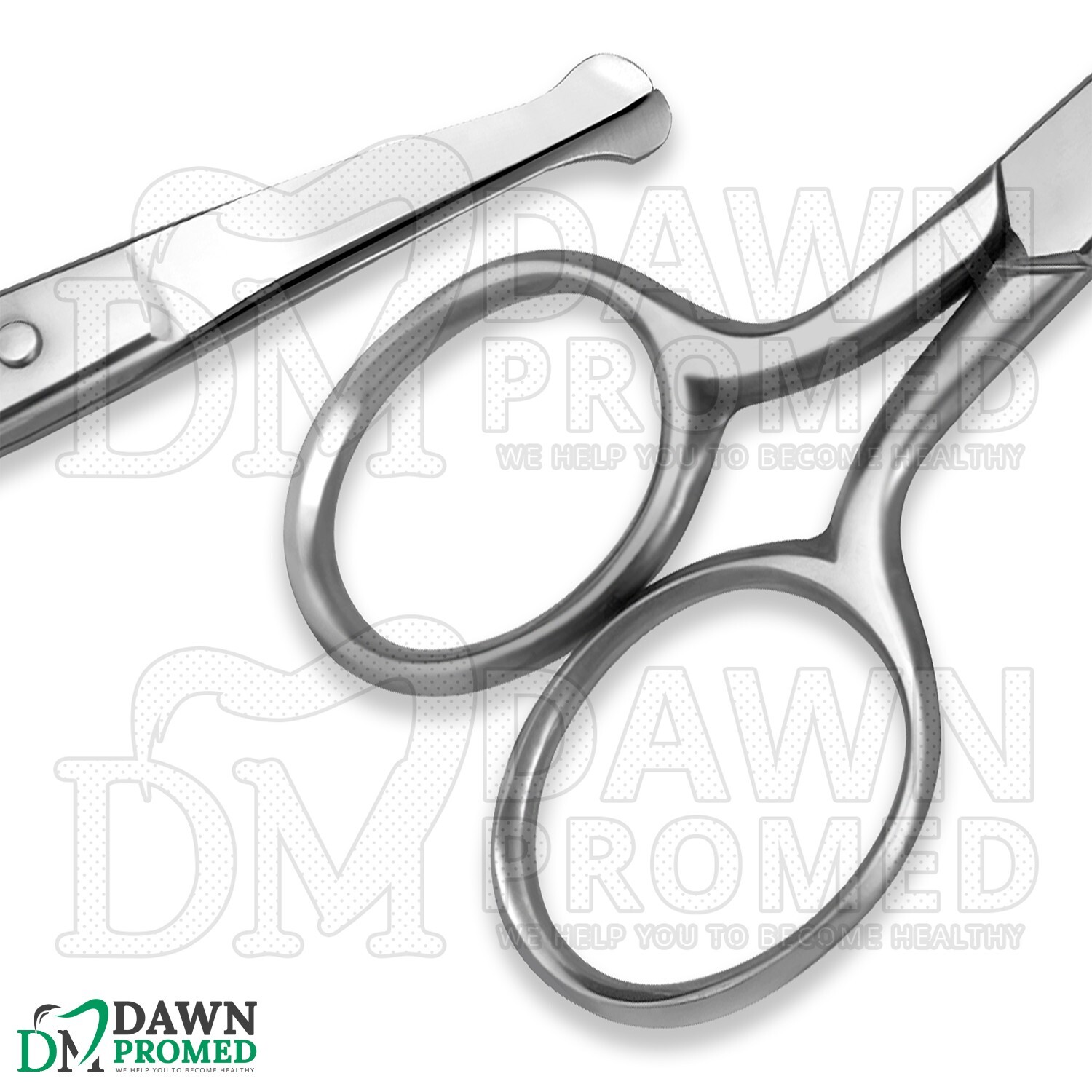 24 Pcs Baby Safety Nail Scissors Round Tip 3.5″ Curved Stain Set German Grade
