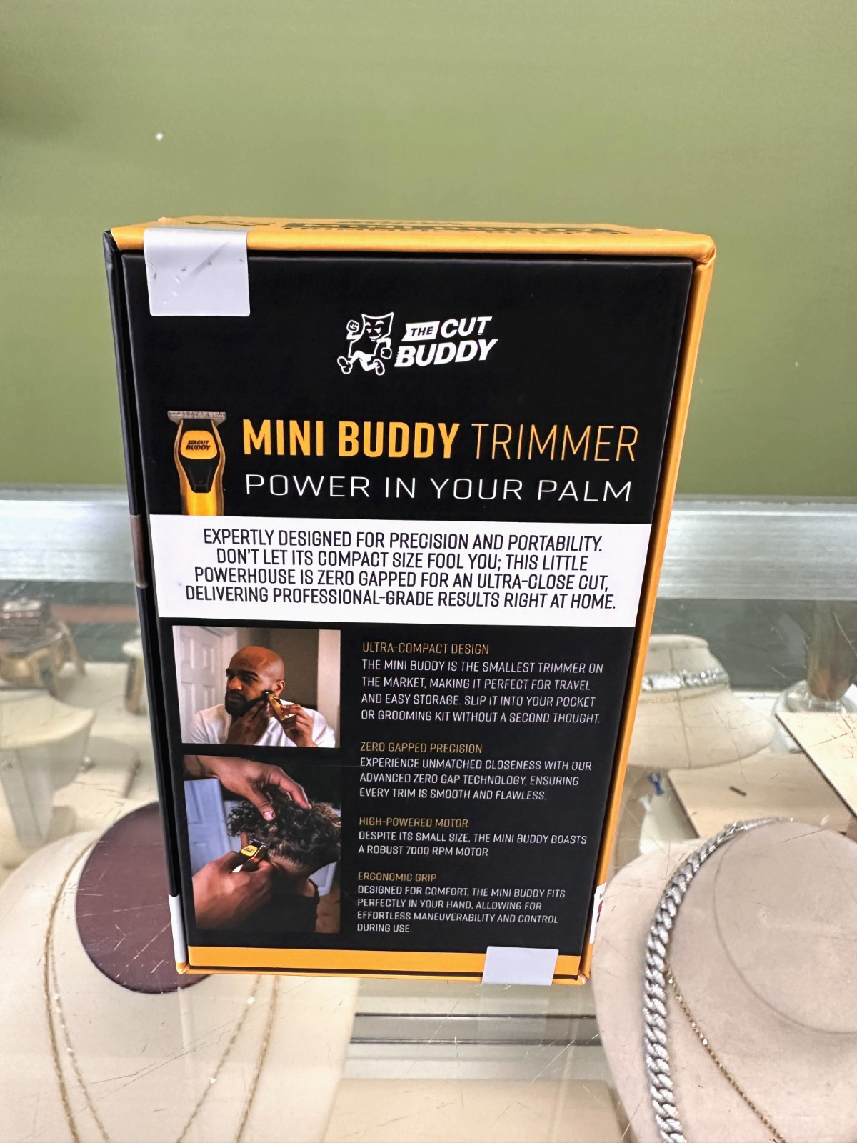 THE CUT BUDDY MINI BUDDY CORDLESS TRIMMER/CLIPPER -NEW-
