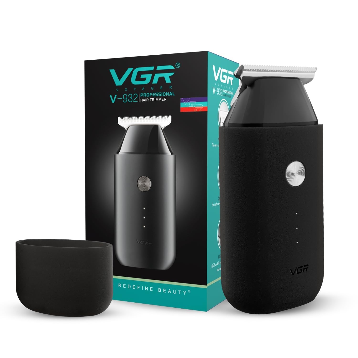 VGR Pocket Beard Trimmer delivers compact, precise, powerful grooming anywhere