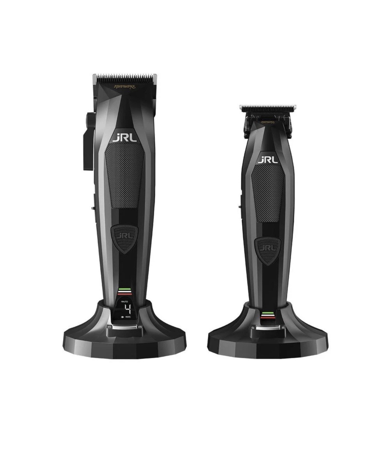 JRL Professional Diamante Cordless Clipper & Trimmer Set( Black)