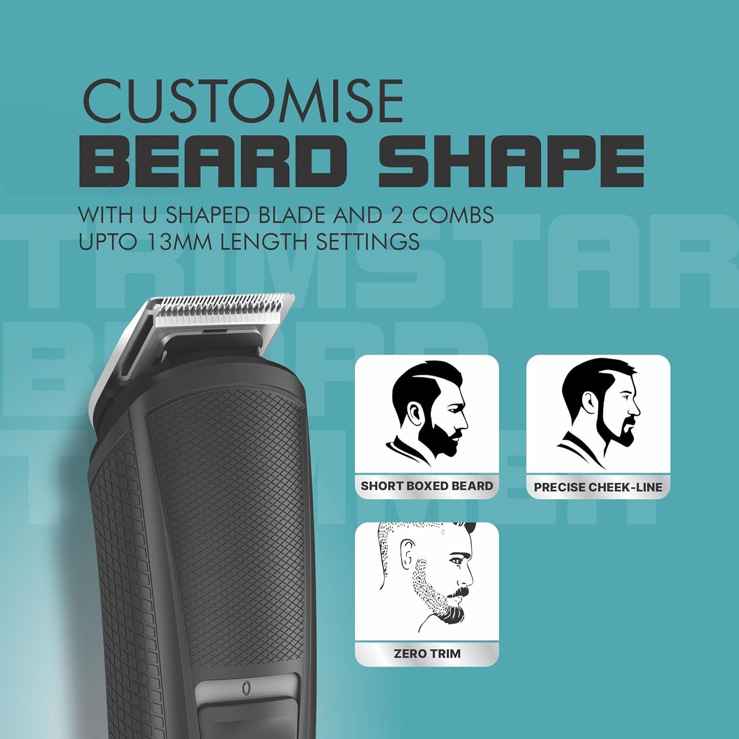 HAVELLS BEARD TRIMMER, BT4441, BLACK